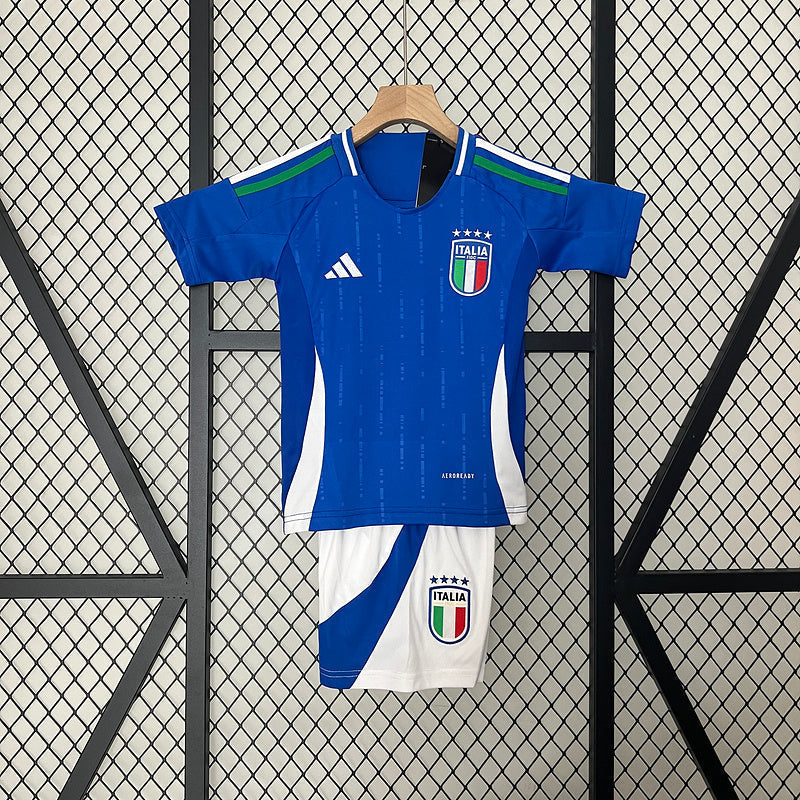 Adidas Kinder Italien 24/25 - Blau 