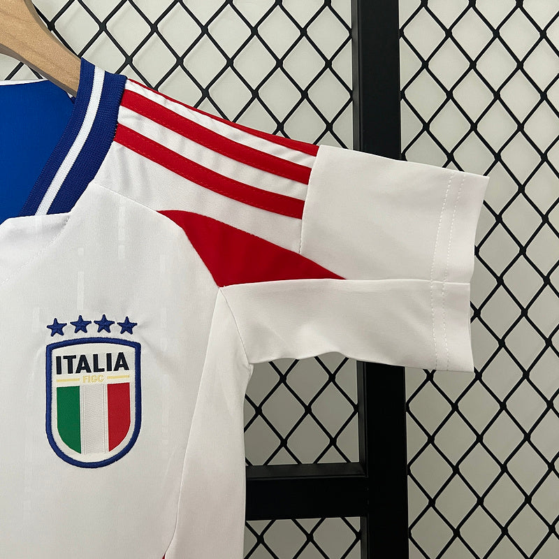 Adidas Kinder Italien 24/25 - Weiß 
