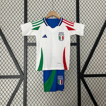 Adidas Kinder Italien 24/25 - Weiß 