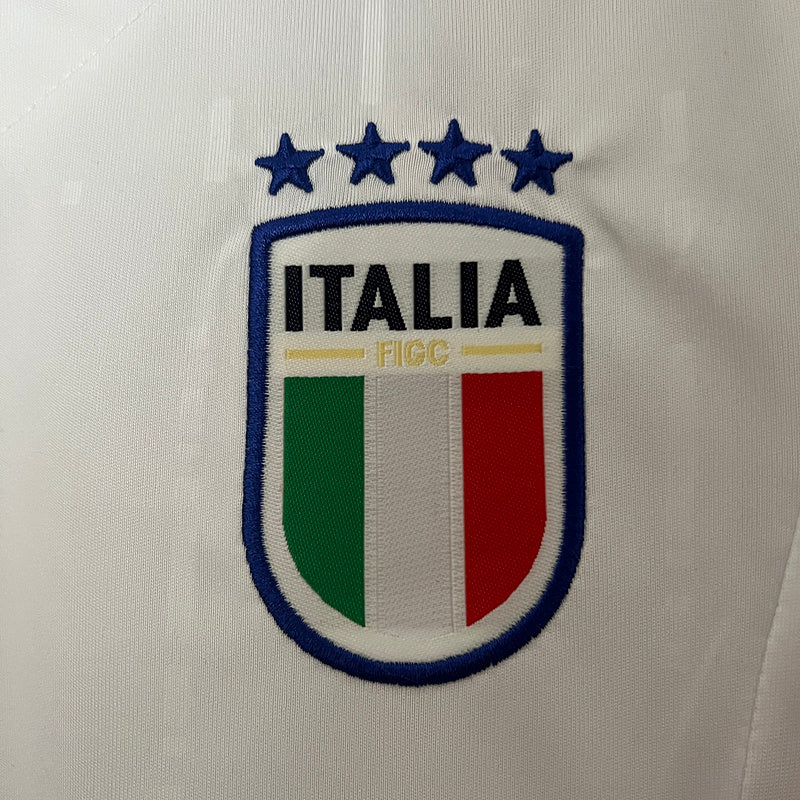 Adidas Kinder Italien 24/25 - Weiß 