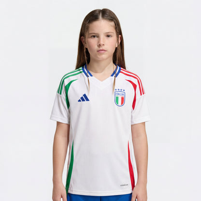 Adidas Kinder Italien 24/25 - Weiß 