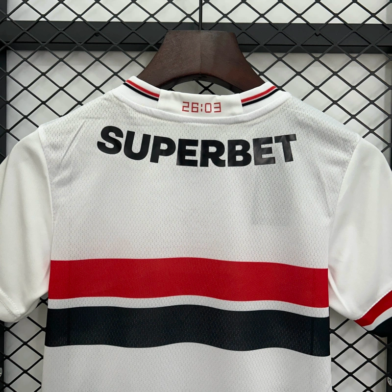 Kinder São Paulo 25/26 New Balance - Branco 