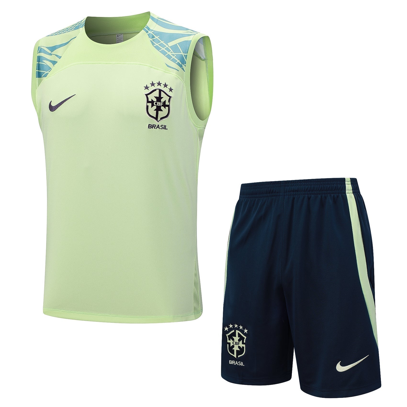 Brasilien-Trikot – Grün & Blau 