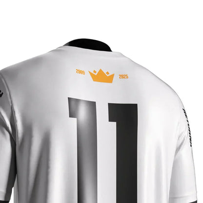 PRÉ-VENDA-Trikot The Prince Santos 24/25 Branca – Comma Masculino Torcedor 