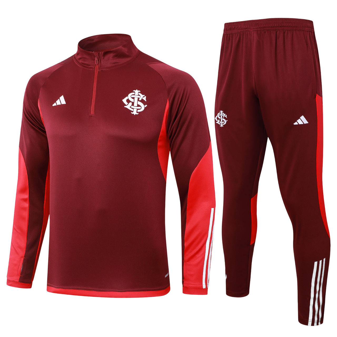 Set Oberbekleidung TrainingInternacional 24/25 - Vermelho Escuro 