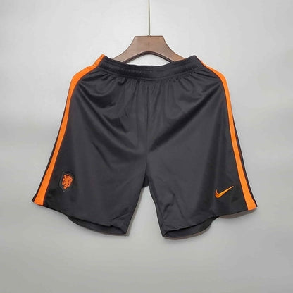 Kurzes Trikot der Niederlande 2020 von Nike – Schwarz 