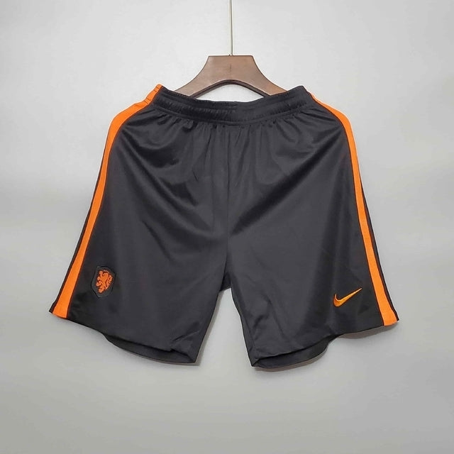Kurzes Trikot der Niederlande 2020 von Nike – Schwarz 