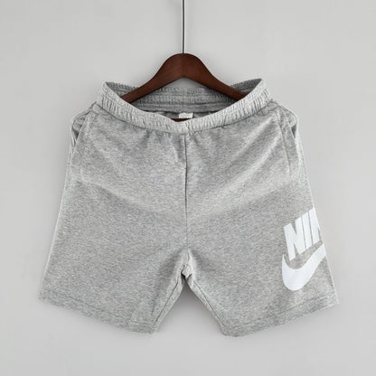 Shorts Moletom Nike - Cinza 