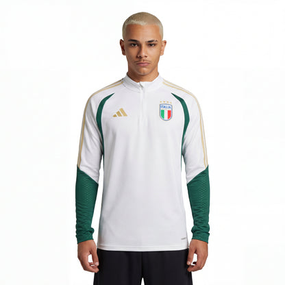 Sweatshirt Italien Training WM 2026 Weiß 
