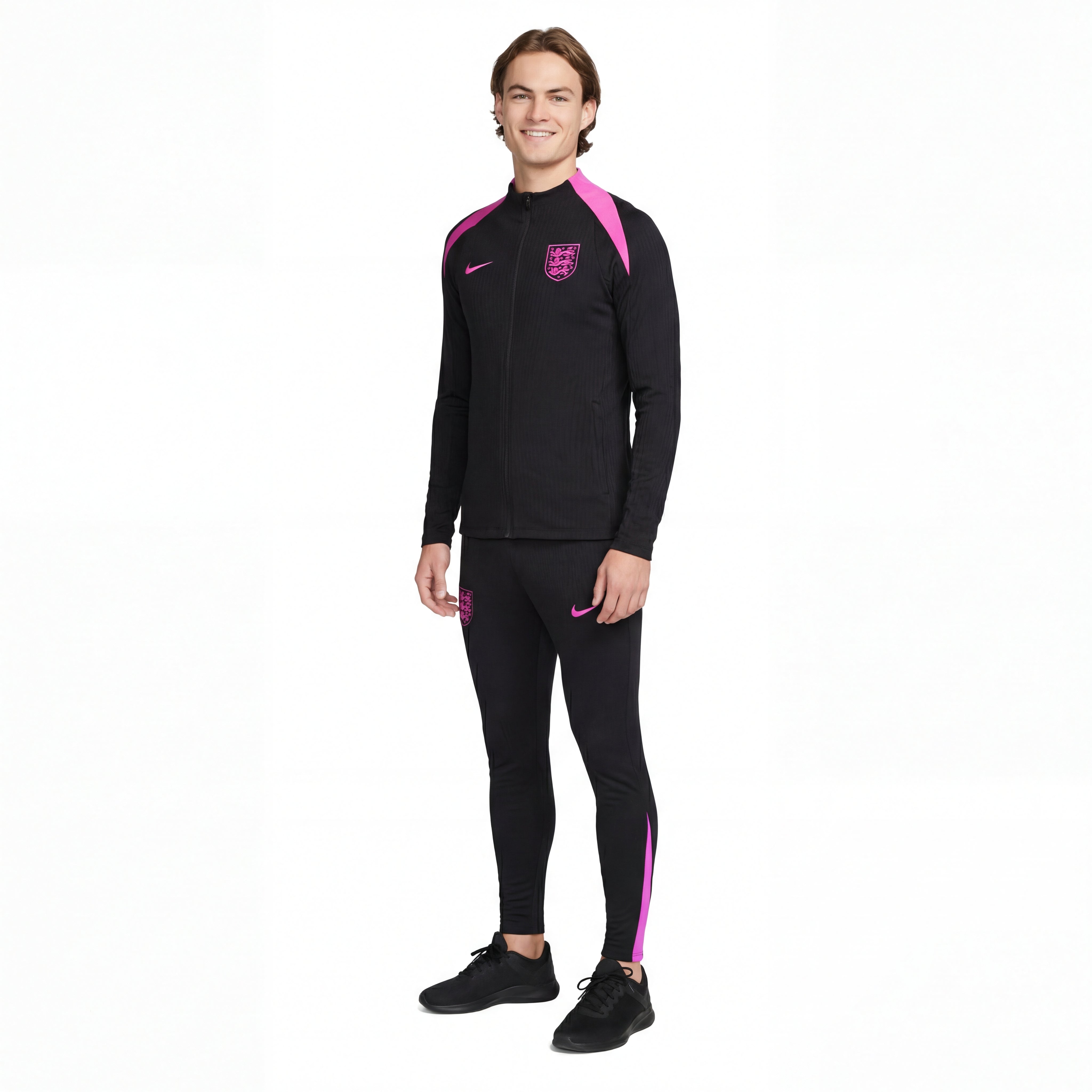 Trainingsanzug England 25/26 Schwarz - Winter 