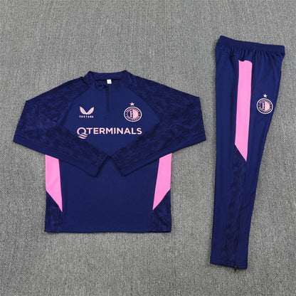 Trainingsanzug Feyenoord Rotterdam 25/26 Blau - Winter 