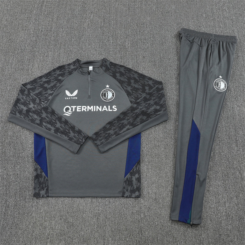 Trainingsanzug Feyenoord Rotterdam 25/26 Grau - Winter 