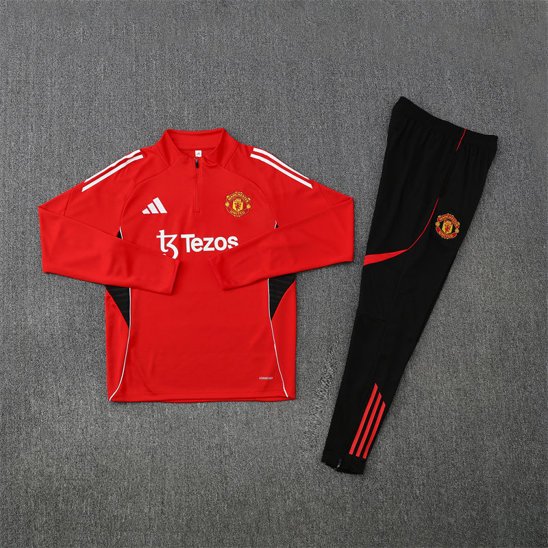 Manchester United Trainingsanzug 25/26 Rot - Winter 