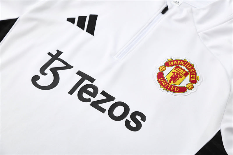 Manchester United Trainingsanzug 25/26 Weiß - Winter 
