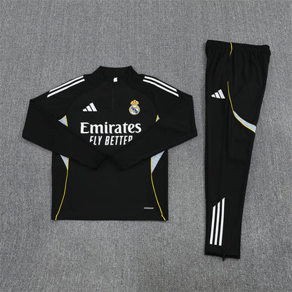 Trainingsanzug Real Madrid 25/26 Schwarz - Winter 