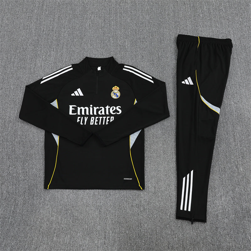 Trainingsanzug Real Madrid 25/26 Schwarz - Winter 