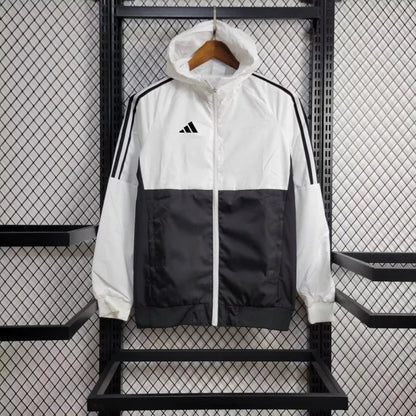 Windjacke Adidas 24/25 - Weiß und Blau 