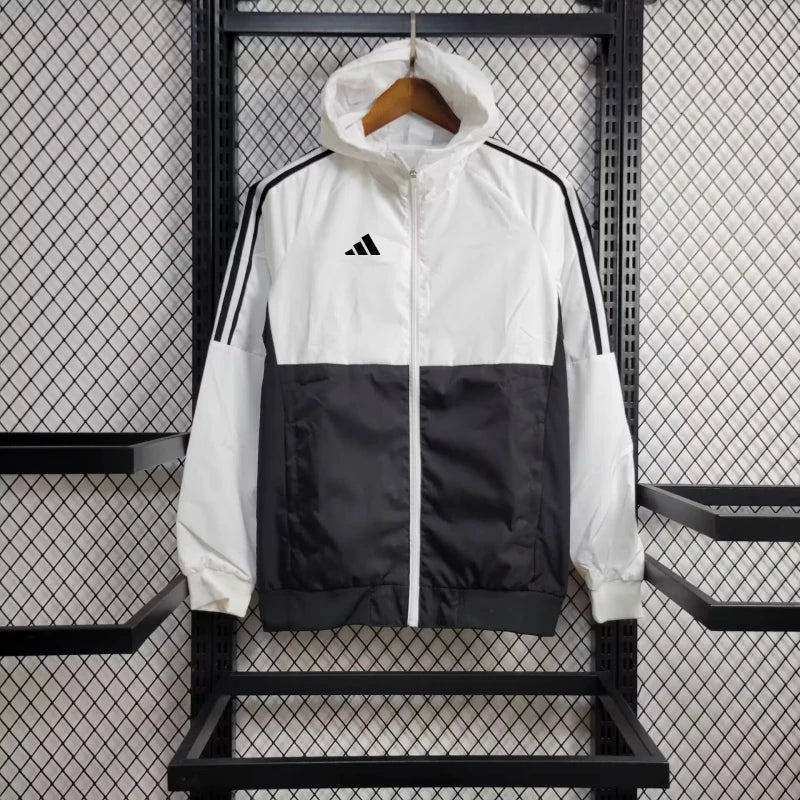 Windjacke Adidas 24/25 - Weiß und Blau 
