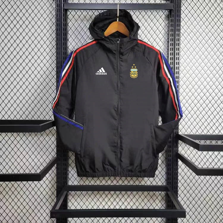 Windbreaker Argentinien 24/25 - Schwarz und Rot 