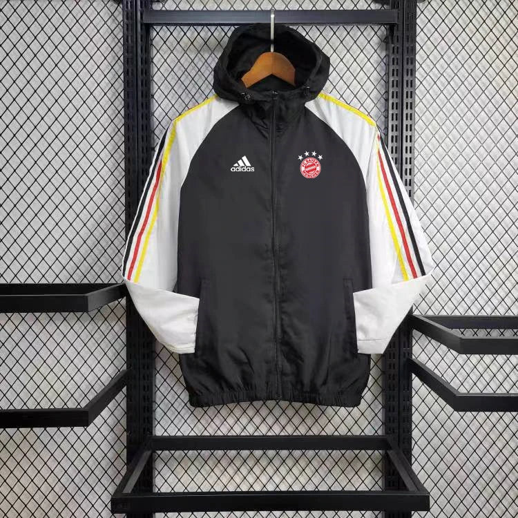Windjacke Bayern de Munique 24/25 - Preto e Branco 