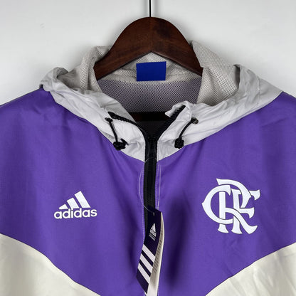 Windjacke Flamengo - Roxo e Branco 