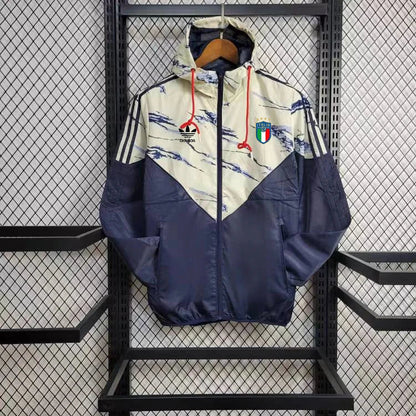 Windbreaker Italy 24/25 - Blau & Weiß 