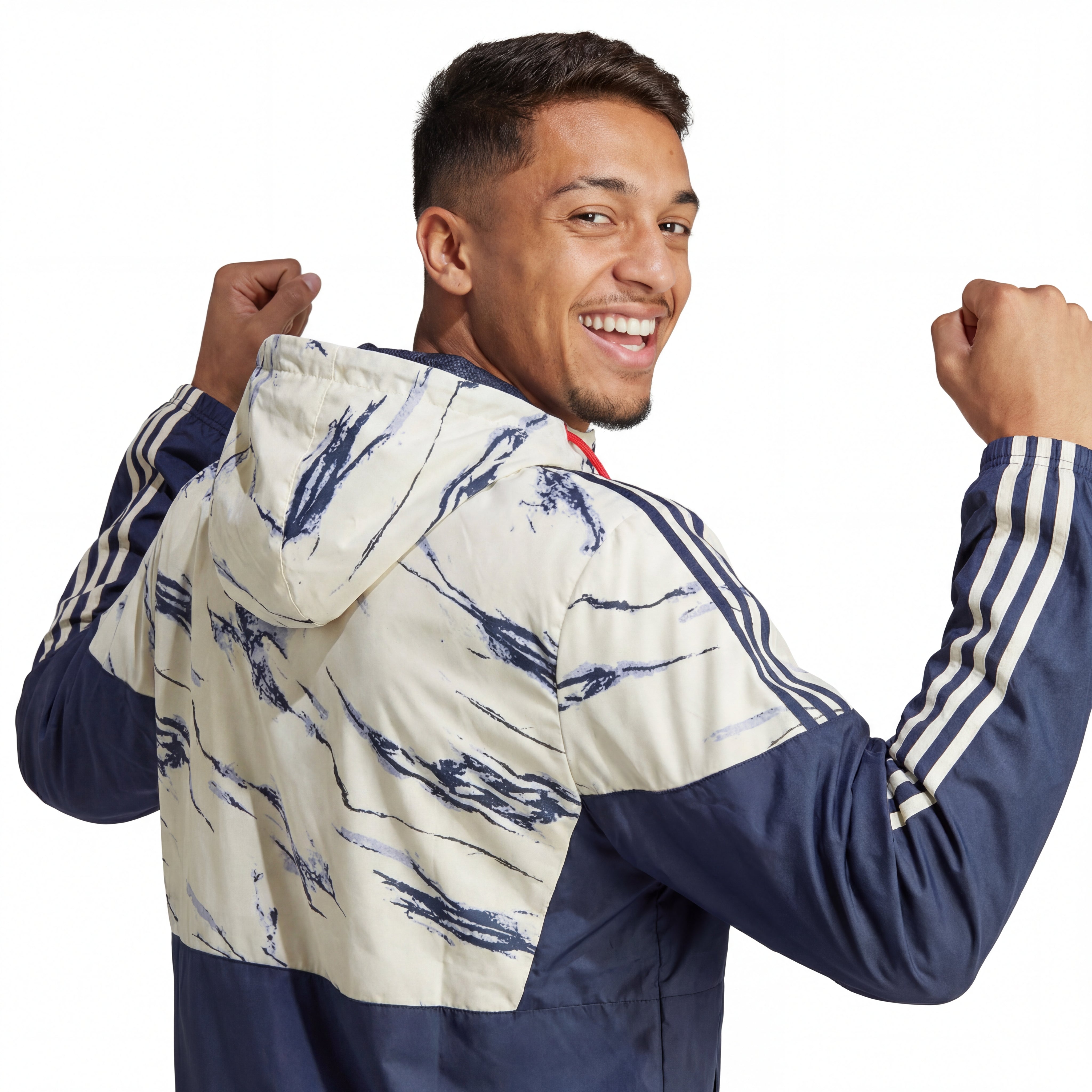 Windbreaker Italy 24/25 - Blau & Weiß 
