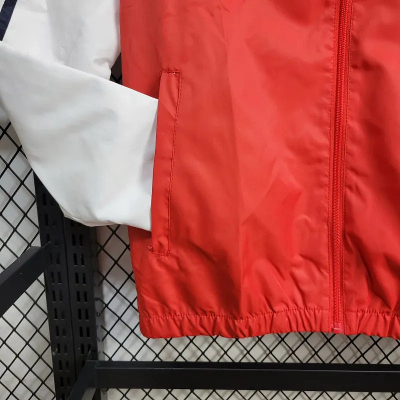 Windjacke México 24/25 - Branco e Vermelho 