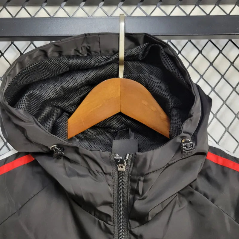 Windjacke México 24/25 - Preto e Vermelho 
