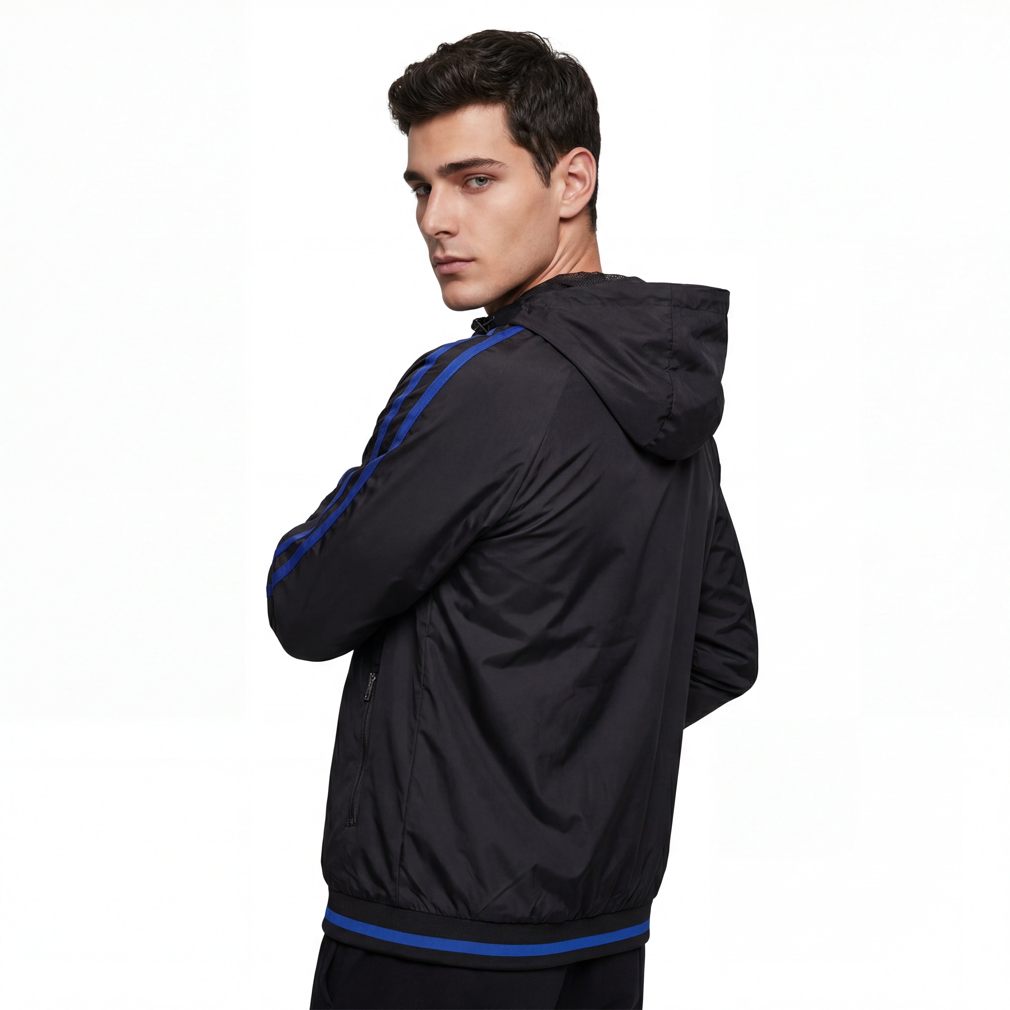 Windbreaker Real Madrid 24/25 - Schwarz Rot 