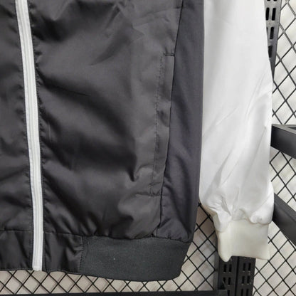 Windjacke Real Madrid 24/25 - Schwarz Weiß 