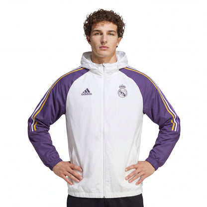 Windbreaker Real Madrid 24/25 - Weiß 